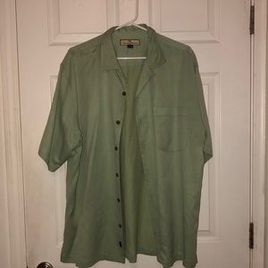 Light green Tommy Bahama Hawaiian shirt